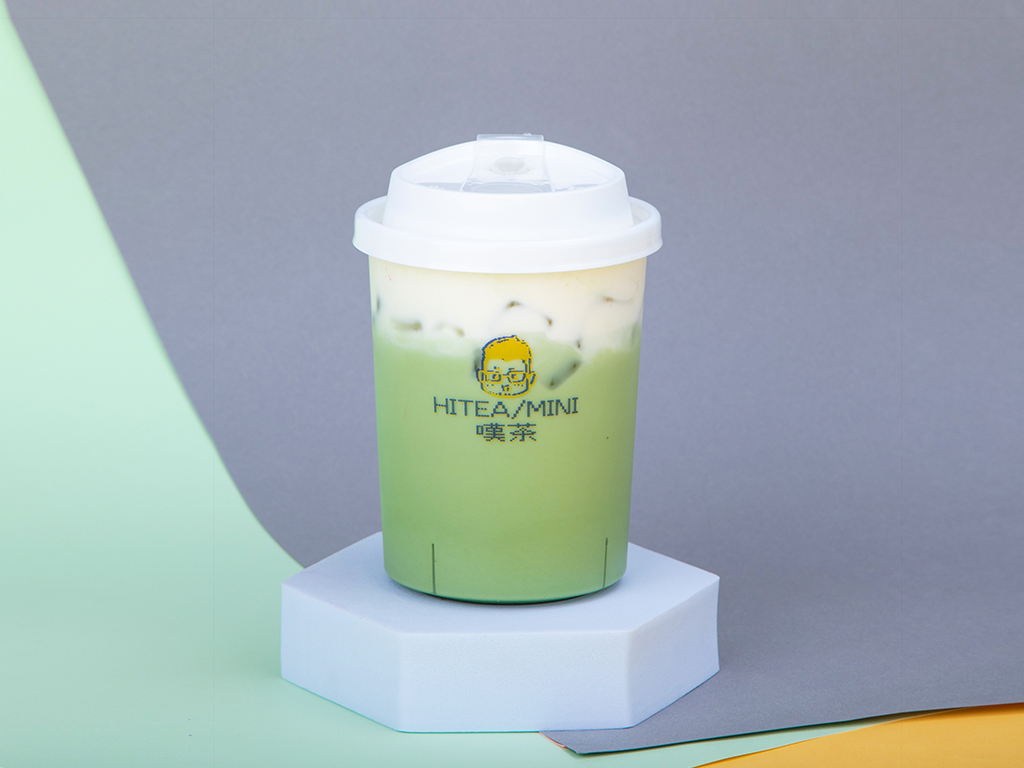 Matcha de Uji con espuma de queso